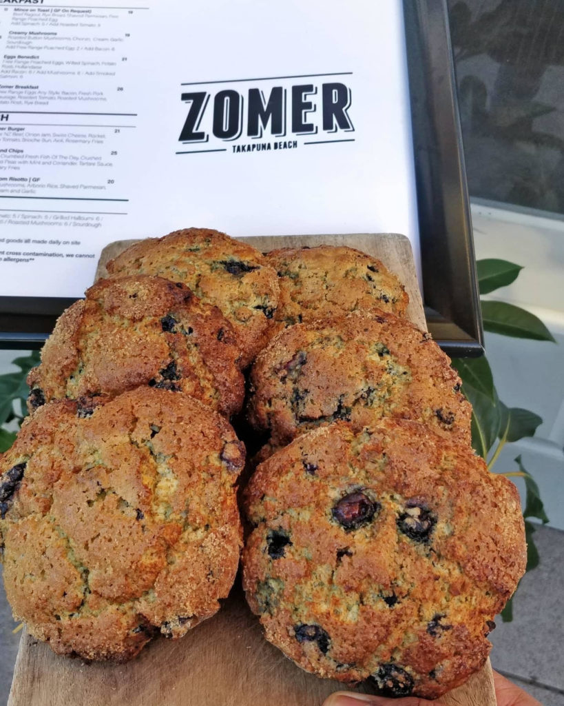 Zomer Cafe's Blueberry Scones